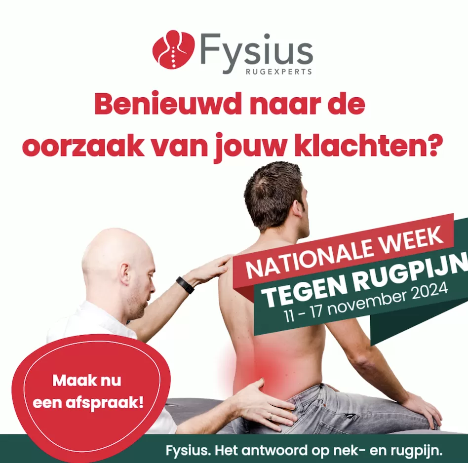 Nationale Week tegen Rugpijn 2024